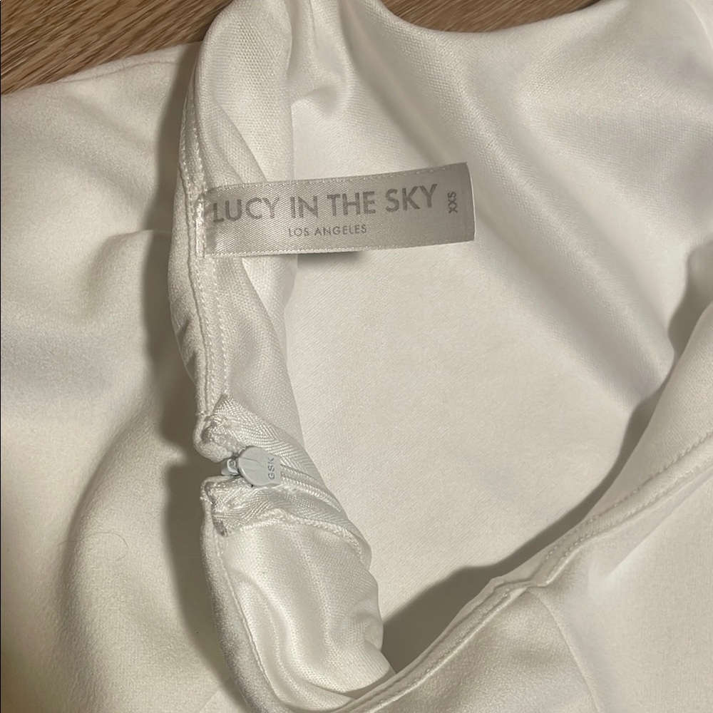 Lucy in the Sky White Cutout Bodycon Dress - Picture 4 of 4